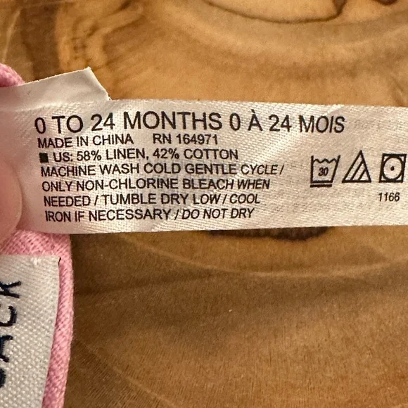 JANIE and JACK LINEN-COTTON BOWTIE - Picture 10 of 10